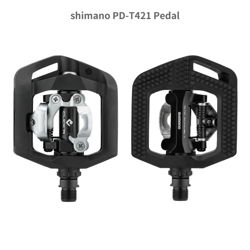 Shimano Click'R clipless/platform Pedals PD T420 PD T421 Pedal MTB bicycle Pedals Pedal Trekking Pedal City Bike Pedal