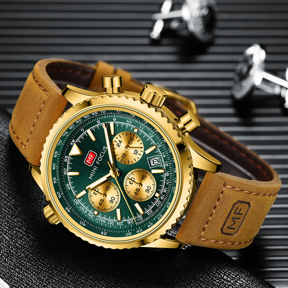 MINI FOCUS Quartz Watch for Men Waterproof_voghion.com