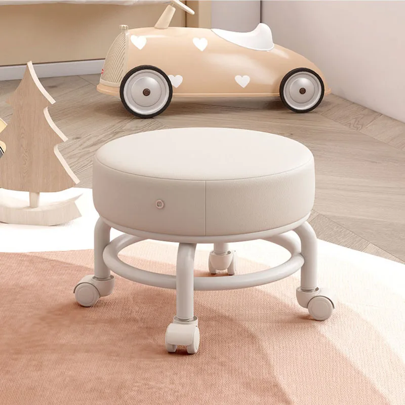 

Modern Design Living Room Children's Stool Mobilizer Multifunction Furniture Mobile With Wheels Low Chairs