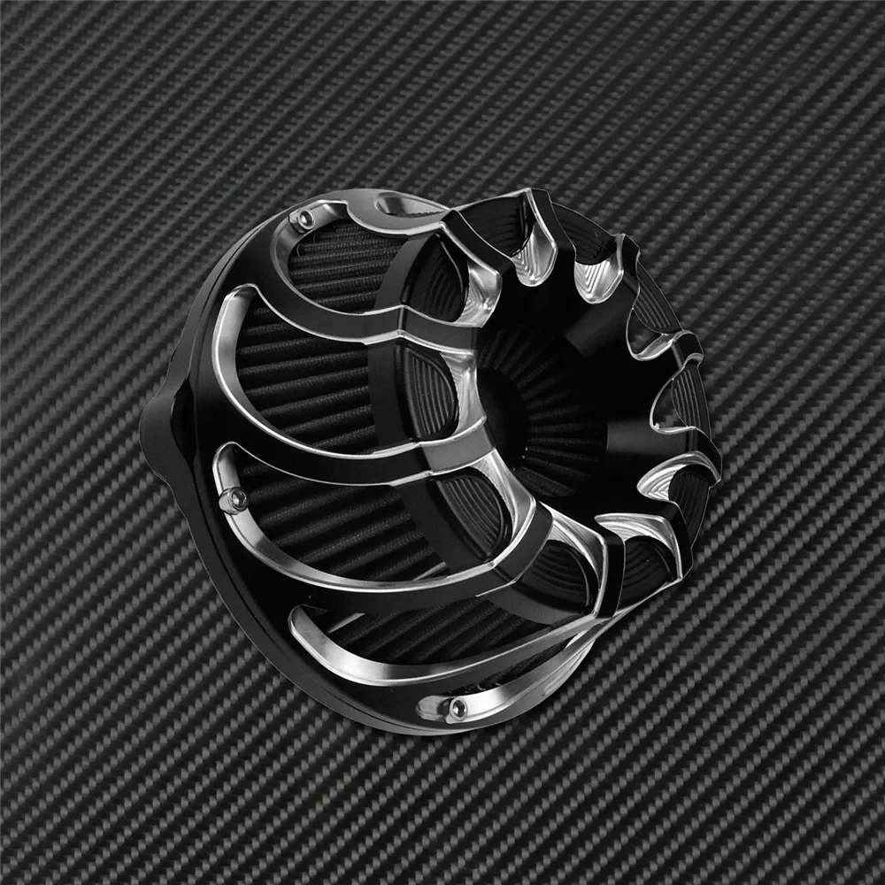 Moto Filtro Aria Pulitore Filtro di Aspirazione Elemento Grigio Per Harley Sportster XL Dyna Touring Street Electra Road Glide Softail - Image 6