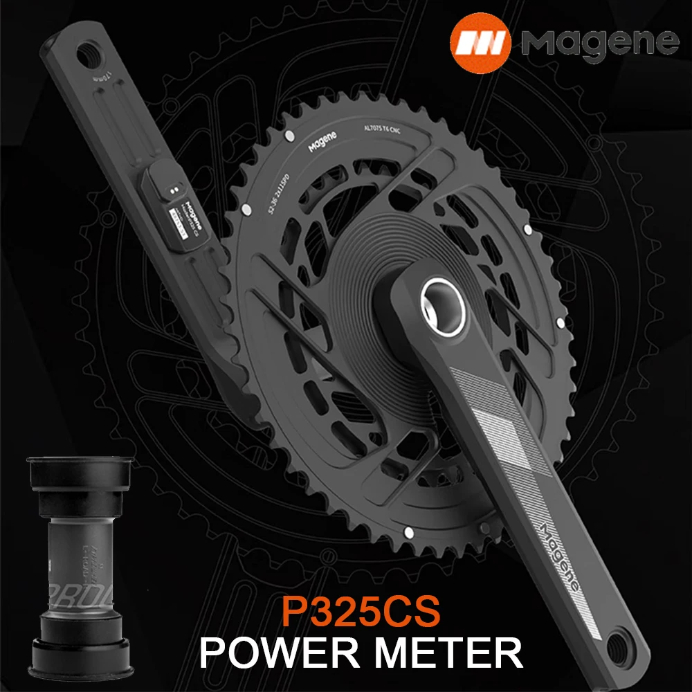 MageneP325CSBicyclePowerMeterCranksetBluetoothANTRoadMountain