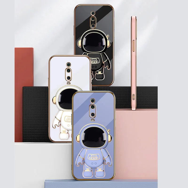 Luxury Astronaut Holder Case For Xiaomi mi 9T Soft Cover For