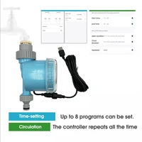 Wi-Fi беспроводной садовый таймер воды, пульт дистанционного управления для смартфона, домашняя теплица, автоматический комплект для орошения на открытом воздухе, встроенный шлюз — изображение 4