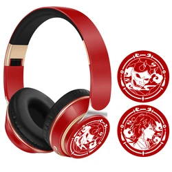 Wireless Bluetooth Stereo Headset with SD Card Support and Microphone (Red)