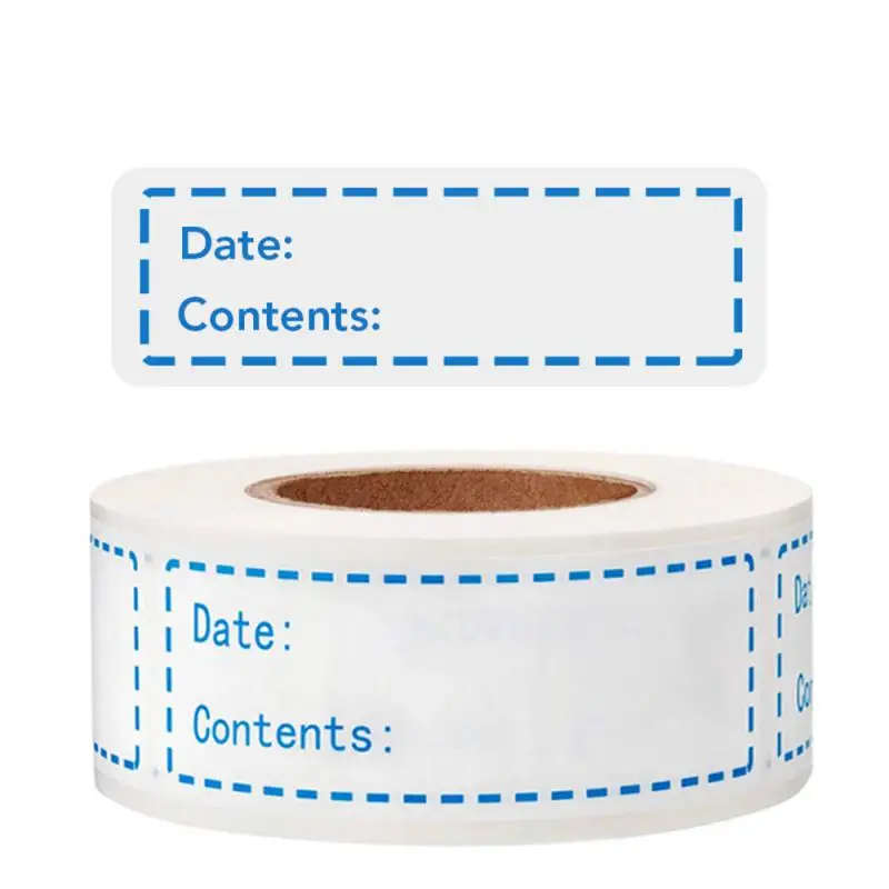 

New Practical Fashion Kitchen Sticker Refrigerator Food Storage Date Content Label Savings Classification Stationery Stickers