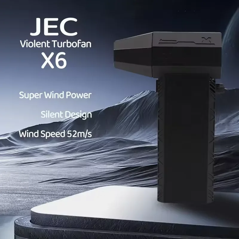 Violent Fan 200000RPM Powerful Air Blower Vacuum Dust Cleaner Type-C Charging Strong Winds 53m/s Brushless Turbo Jet Blower