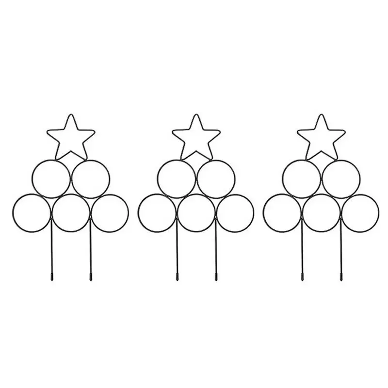 

Garden Trellis For Climbing Plant Flower Iron Rack Potted Plant Vines Vegetables Climbing Support Frame Garden Decoration