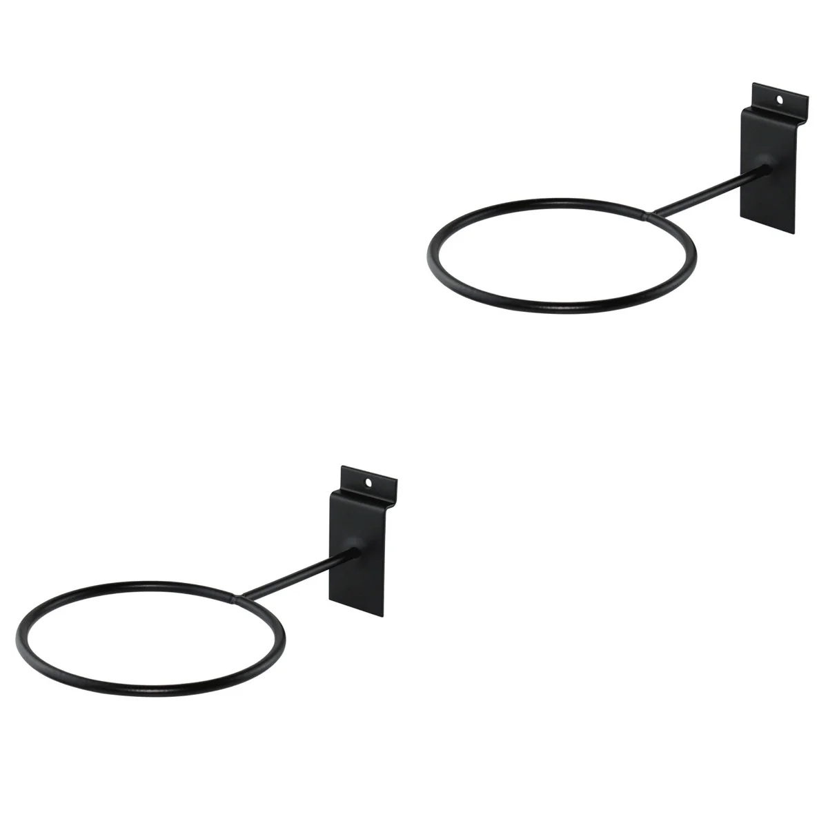 

Set of 2 Trough Plate Ball Rack Iron Craft Basketball Storage Shelf Decor Monitor Football Holder Display Wall Hanging Fitness