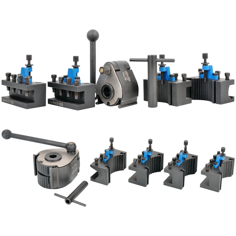 Lathe Quick Change Tool Post Set – 12x12mm Turning Tool Holder Kit for WM210V/WM180V/0618 Mini Lathes with 120–220mm Swing 3