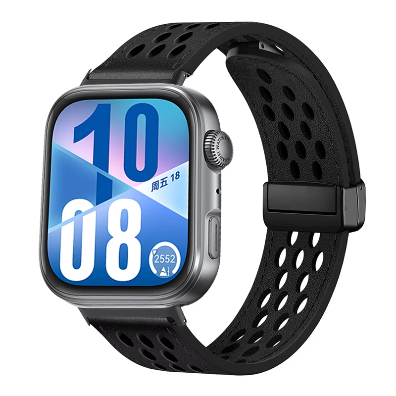 Magnetic Leather Strap - Breathable Sport Band Bracelet