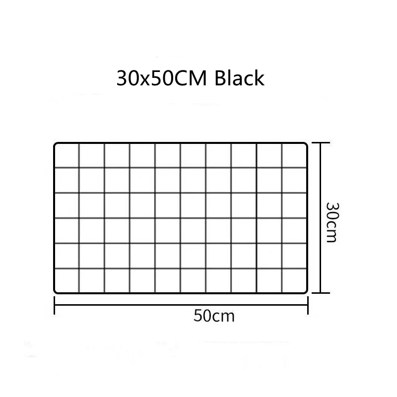 30x50cm Black