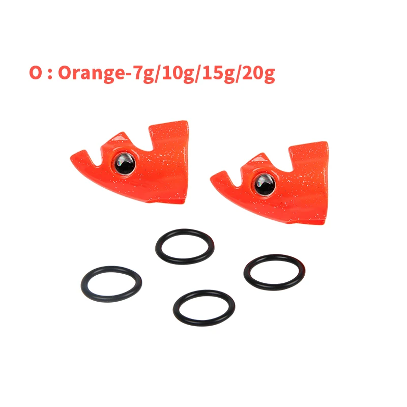 LETOYO 2PCS Luminous Squid Lures with Sinker Weights
