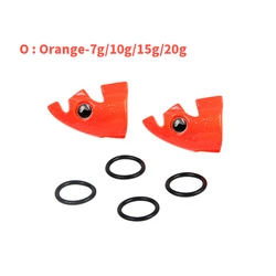 LETOYO 2PCS Luminous Squid Lures with Sinker Weights - 26mm 7g (B)