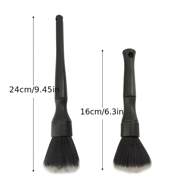 2pcs Car Detailing Brush  Auto Wash Accessories Car Cleaning Tools Car Detailing Kit Vehicle Interior Air Conditioner Supplies