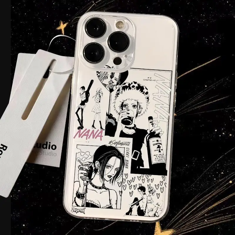 Cool Girl Oosaki Nana Japanese Anime Transparent Phone Case