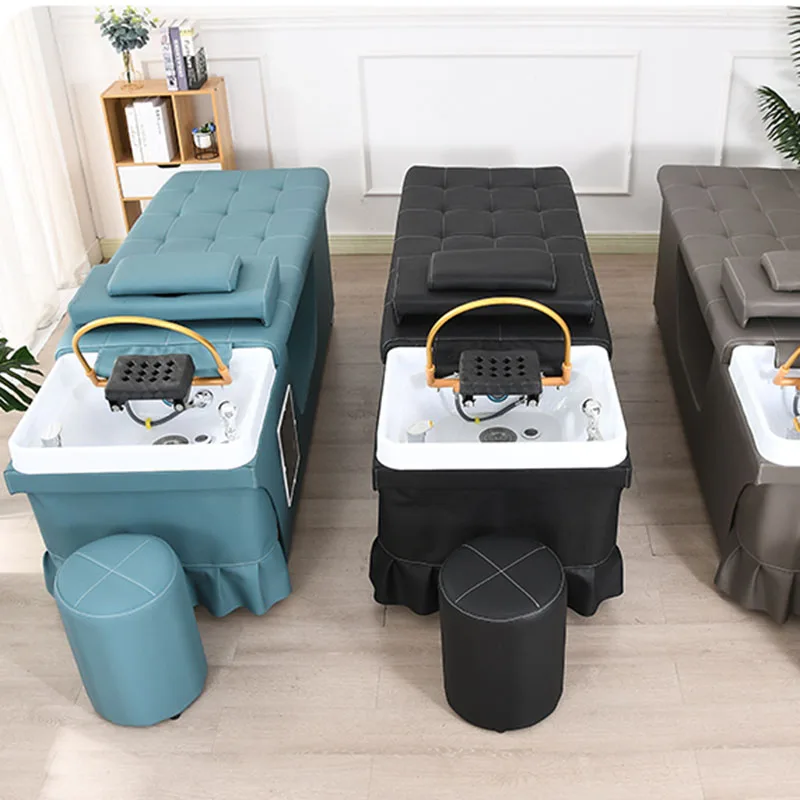 

Treatment Cosmetic Salon Chair Beauty Hair Washing Professional Women Salon Chair Washbasin And Hairdressing Silla Spa Furniture