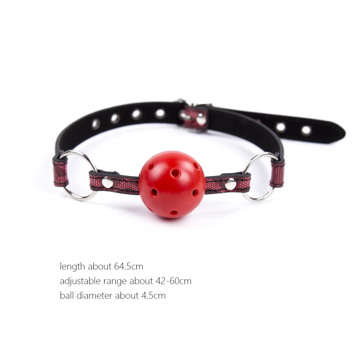 Blindfold accessory with matching trim and smooth adjustable strap design