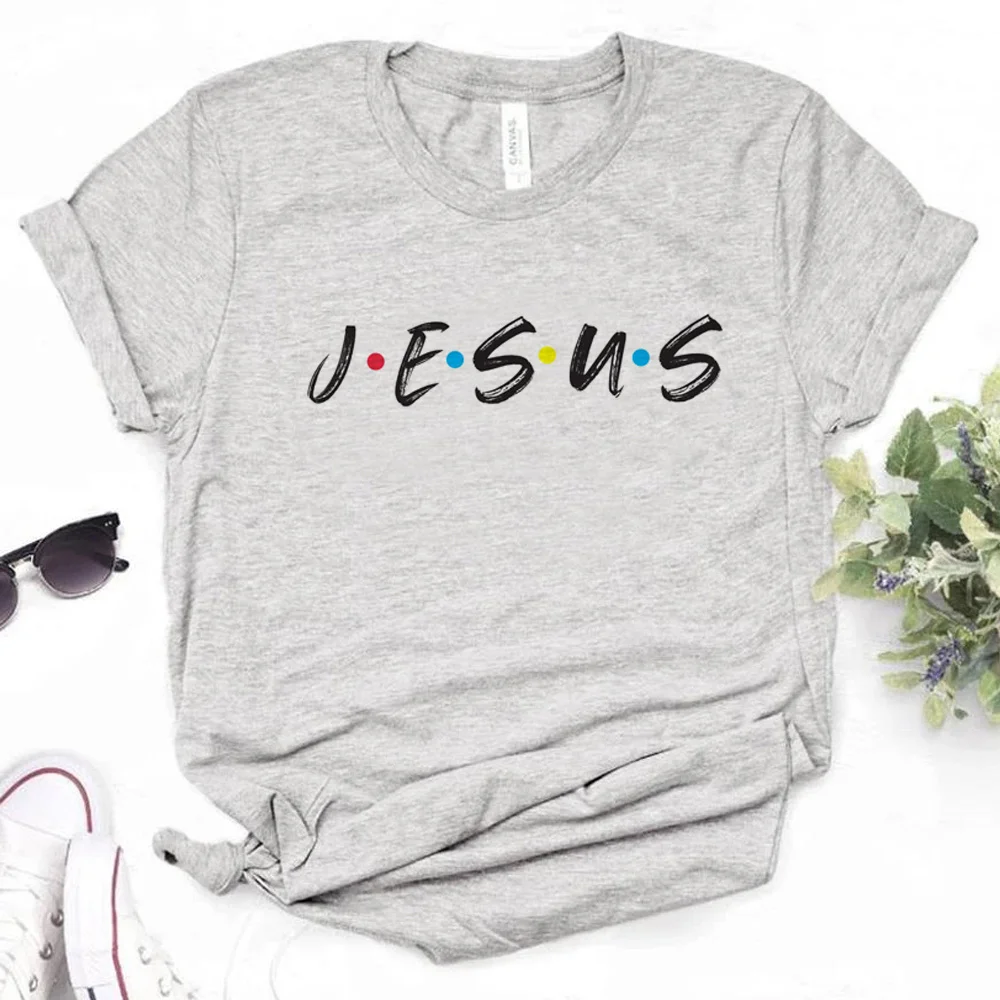 

jesus t-shirts women comic anime top female streetwear clothes