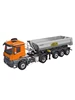 Kabolite 5801 4X4 1/14 RC Tractor 3 Axles RC Electric Dump Trailer RTR Lead Screw 2-Speed Transmission Sound Light Toy Model 1