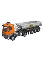 Kabolite 5801 4X4 1/14 RC Tractor 3 Axles RC Electric Dump Trailer RTR Lead Screw 2-Speed Transmission Sound Light Toy Model 1