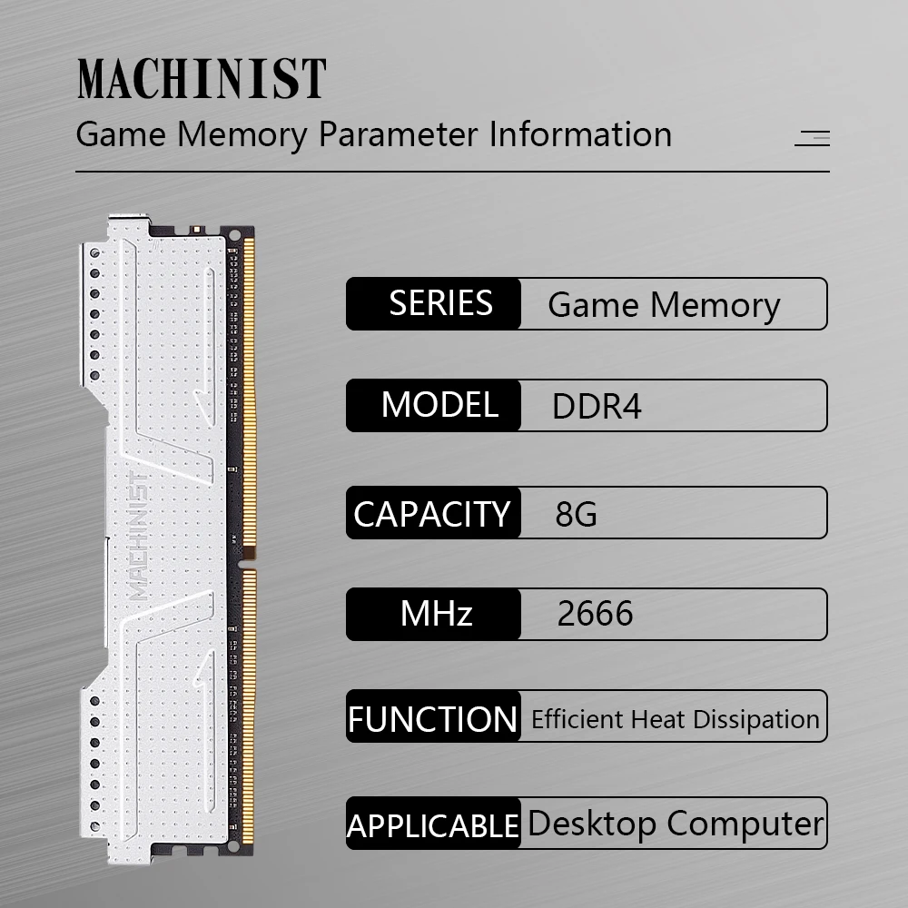 MACHINIST X99 Kit DDR4 Memory Xeon RAM Desktop 8GB 16GB 32GB 2666MHz And Server 2133MHz 2400MHz 3200MHz With Heat Sink desktop ram memory,desktop memory,server memory