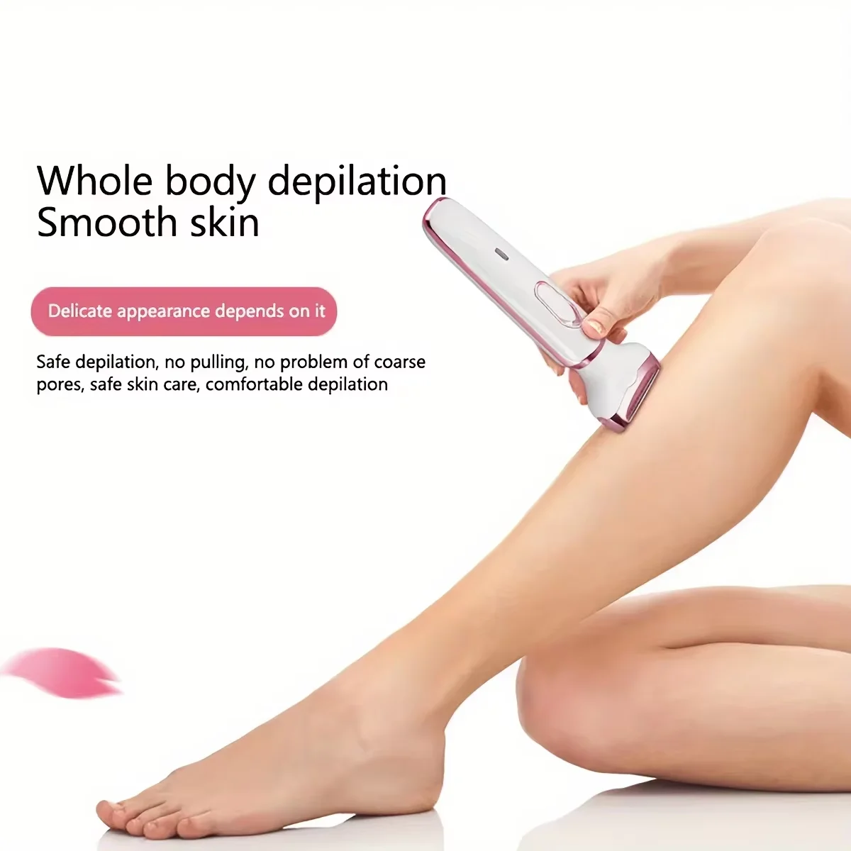 HOMEFISH 4 In 1 Electric Lady Shaver Body Hair Removal Epilator Painless Cordless Trimmer Razor Gifts For Women