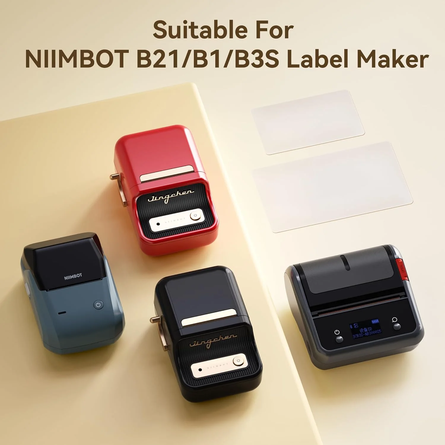 Niimbot Transparent Stickers Label Paper Roll for Mini Portable Printer Niimbot Thermal Paper Labels Official Genuine For B1 B21