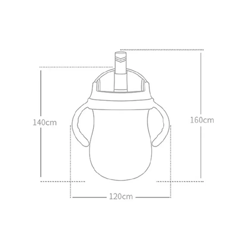 Silicone Feeding Kids Toddler Newborn Baby Drink Cups Water Bottles Kids Drinking Sippy A Cup with Straw Infantil Drinker 5