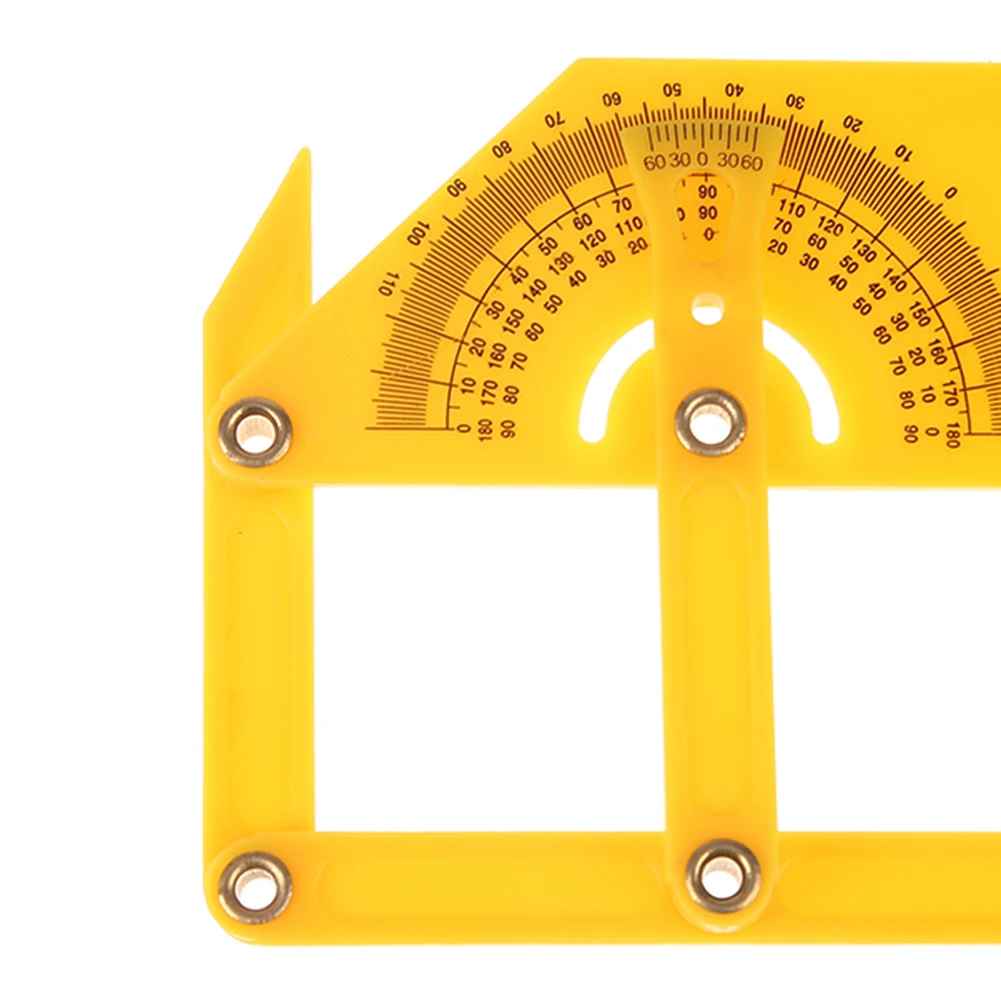 Plastic Angle Finder Goniometer Durable Arm Measuring Ruler Universal Angle Finder Miter Gauge for Carpenter Tool Woodworking 5