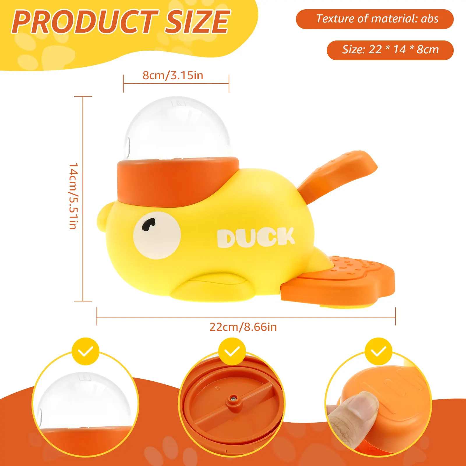 ABS Interactive Dog Slow Feeder Toy for Pet Training