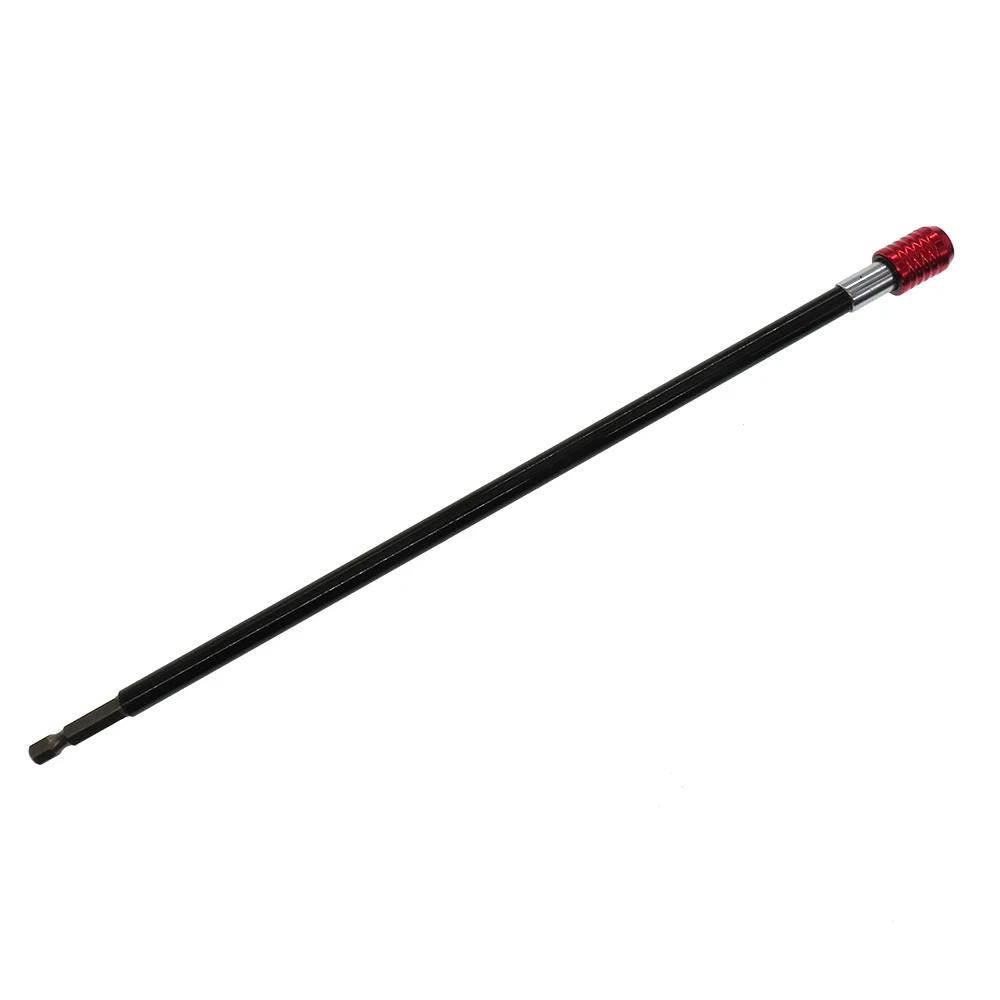 Electric Drill Attachment Tool Accessories Electric Drill Accessory 1/5 pcs 300mm Quick Release Bit Holder 1/4" Screwdriver Drill Bit Holder Magnetic Hex Shank Extension Rod Socket For Screw