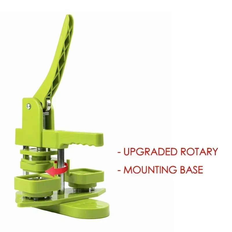 Square Pin Button Maker Machine Fridge Magnets / Badge Press Rotating Machine 50MM 50x50mm Badge Materials DIY Making badge maker magnet maker button maker machine