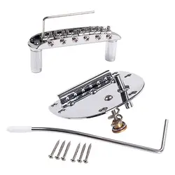 Guitar Accessories Replacement Guitar Bridge Metal Set Tremolo Bridge Set for Mustang Jazzmaster