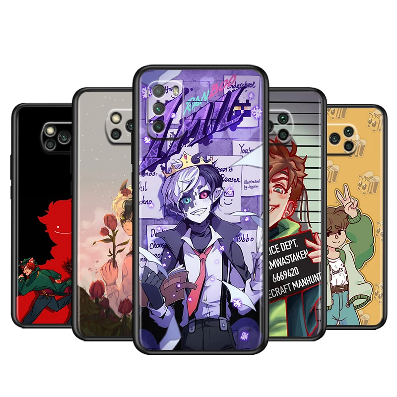 Мягкий чехол для телефона Dream Smp Art Для Xiaomi Poco X3 NFC M2 X2 F2 F3 GT M3 M4 F1 Pro Mi Play Mix 3 A3 A2 A1 Lite |