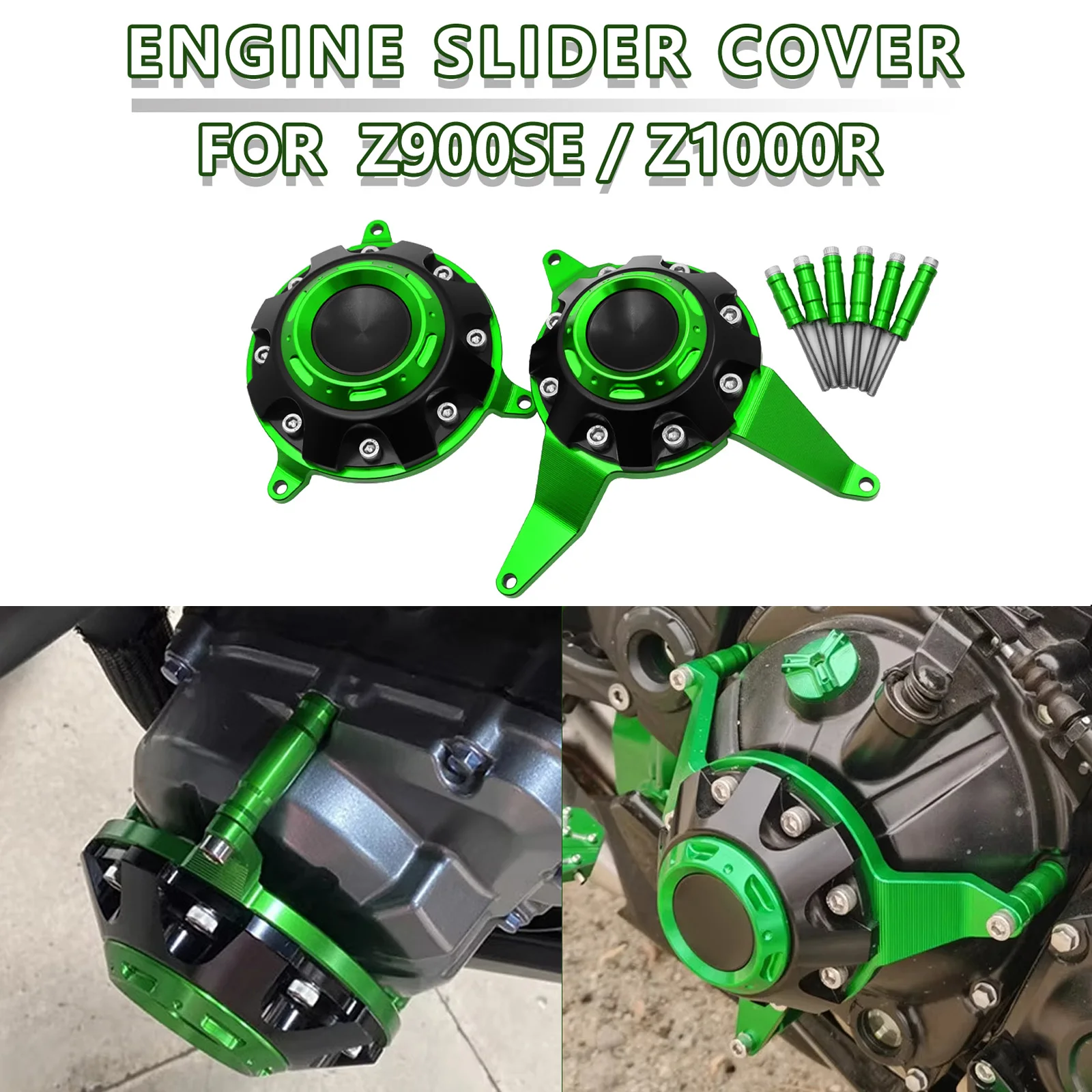가와사키 Z900 Z900SE 2017-2025 Z1000R 2025 2024 Z 900 오토바이 엔진 스테이터 엔진 보호 커버 낙하 방지