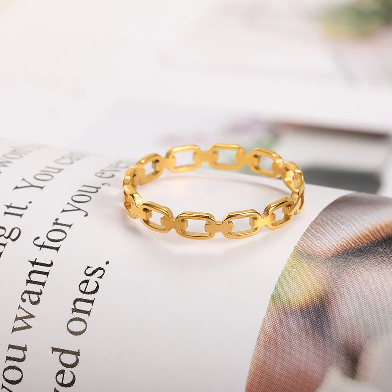 2022 Fashion Couple Jewelry Vintage Boho Knuckle Ring Hollow Geometric Rings For Women Men Stainless Steel Roman Numeral Ring