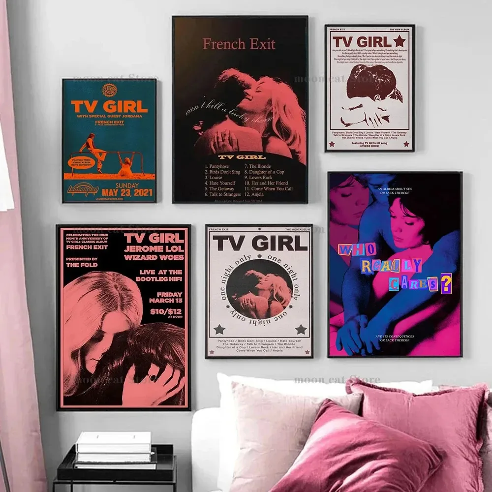 Music Canvas Poster Singer Mitski First Love Tv Girl French Exit Pop Music Album Wall Pictures Home Bar Cafe Decor Fans Gift music canvas poster music art print canvas wall art wall art print vintage art poster art paper poster