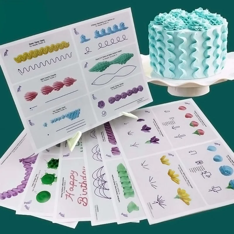practice sheets cake decorating practice kit