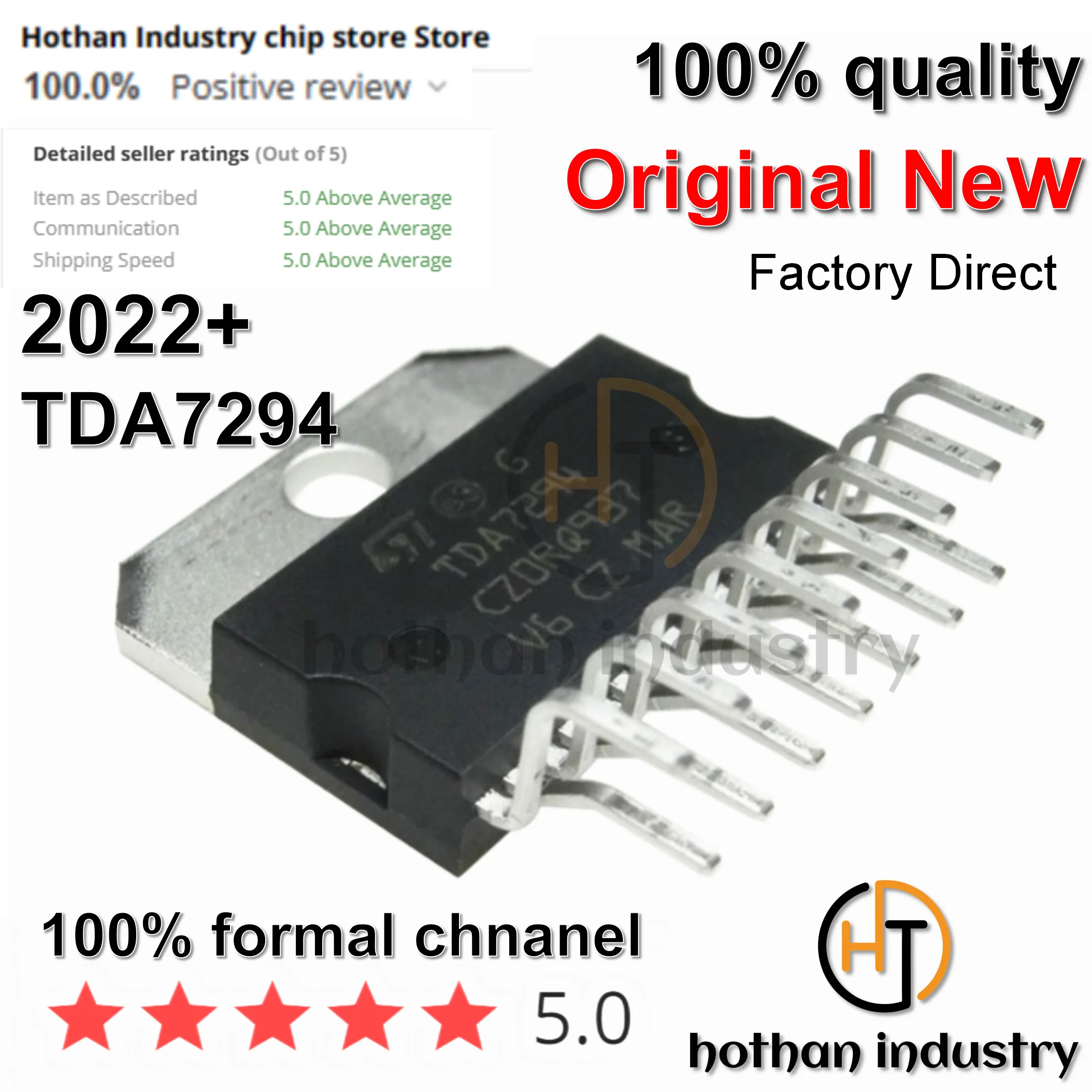 Incize 1-10 Pz 】 100% Originale Tda7294 Muslimatextda7265 Tda7296 Tda7297 100W Chip Amplificatore Audio Ic