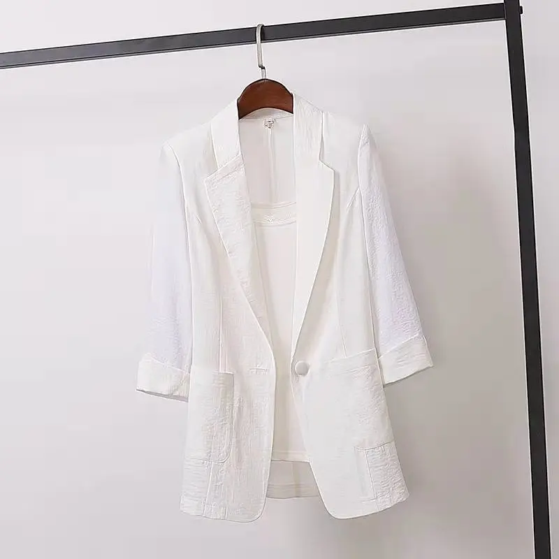Fashion Women's Jacket Solid Color Yellow Black Cotton Fabric