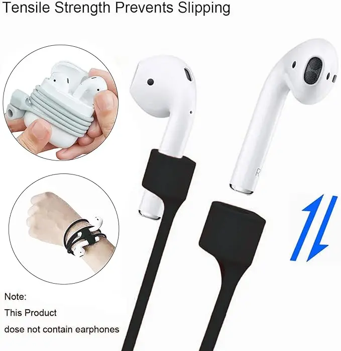 Weiches Silikon Anti-Verlust Magnetisches Seil für Apple AirPods 2 1 3 Air Pods Pro Bluetooth Kabellose Kopfhörer Ohrhörer-Schlaufe – Detail 3