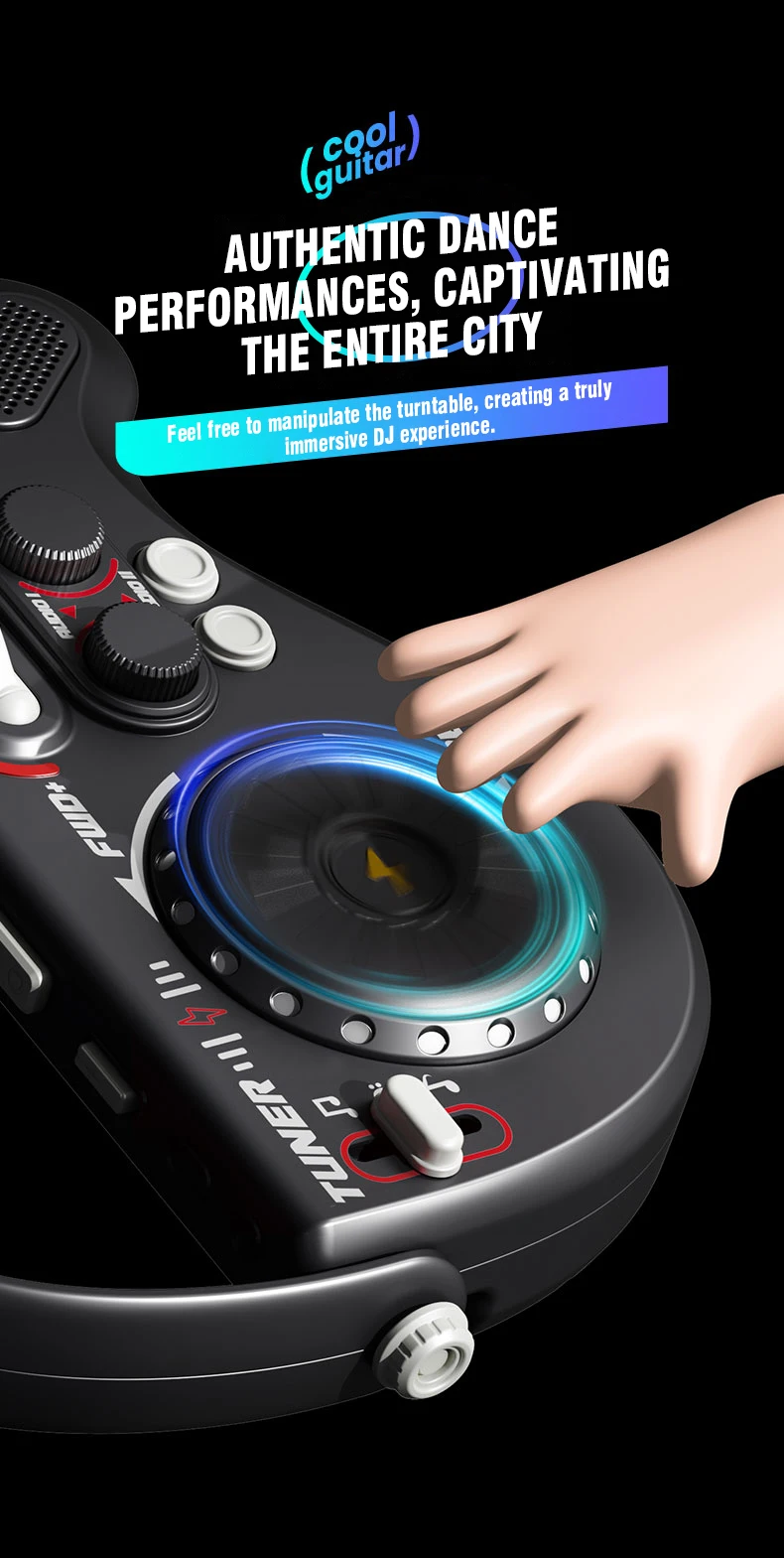 Microfono karaoke per bambini con asta giocattolo musicale_voghion.com