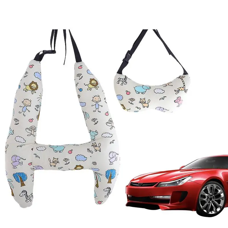 

Car Headrest Pillow Auto Kids Travel Pillow Comfortable Soft Travel Pillow Machine Washable Auto interior Decoration Assossries
