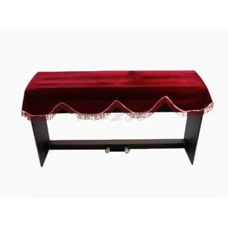 160*60cm Electric Piano Dust Cover Dustproof Velvet Tassel Storage Household Portable Electronic Organ Universal