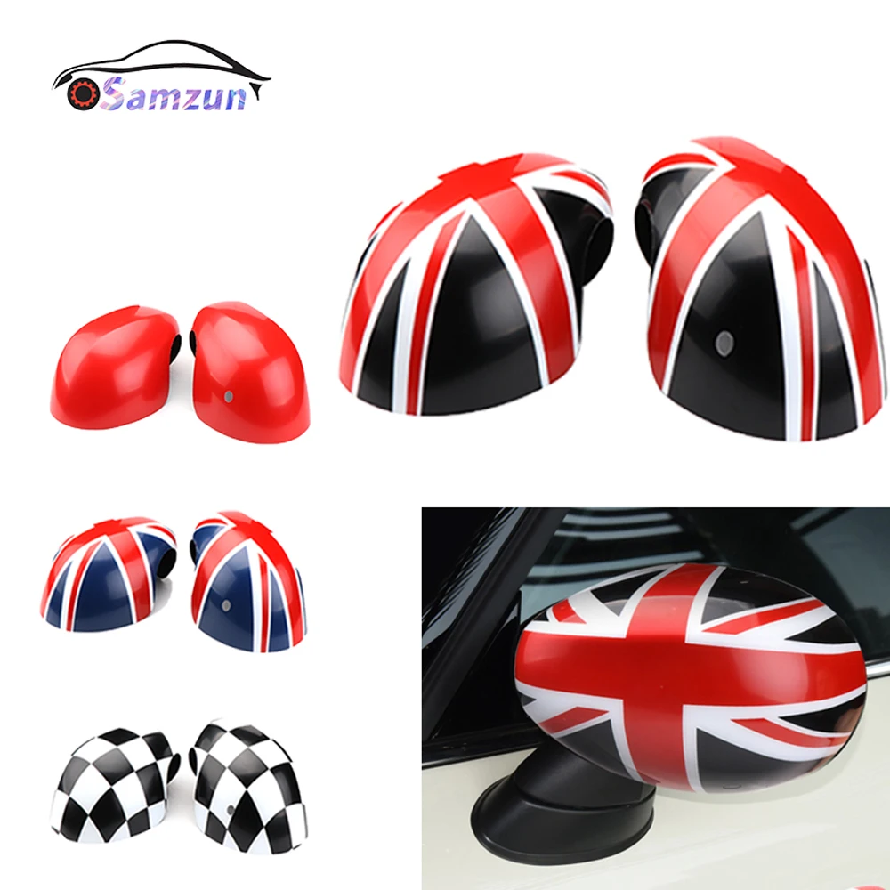 

For Mini Cooper Countryman 2020 - 2023 F54 F55 F56 F57 F60 Car Outside Rearview Rear View Mirror Cover Decal Sticker Accessories