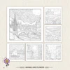 Van Gogh Colouring Book - 30 Sheet Adult Colouring Book, 100gsm8.3x 8.3 inch, Drawing Book, Birthday Gift, Holiday Party Gift 4