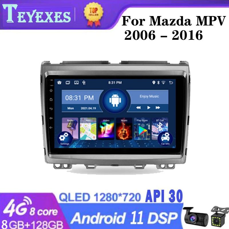 

TEYEXES Carradio For Mazda MPV LY 2006 - 2016 Car Radio Stereo Multimedia Video Player Navigation GPS Android 2 Din 2din