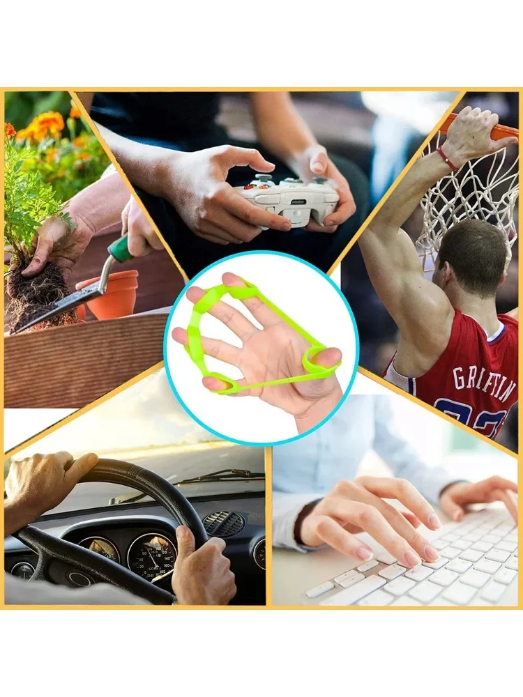 Description Picture 5 of item1Pcs 5 Pinch Carpal Expanders Exerciser Wrist Stretcher Finger Gripper Expander Strength Trainer Exercise Silicone Hand