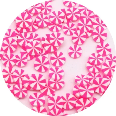

10g Colorfull Lollipop Polymer Clay Sprinkles for DIY Crafts Tiny Cute Bonbon Candy Plastic Klei Mud Particles Card Making