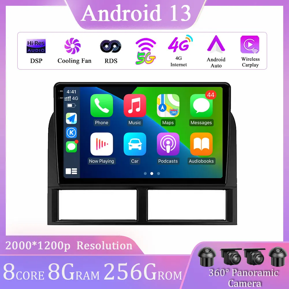 

Android 13 For Jeep Grand Cherokee II WJ 1998 - 2004 Car Radio Video Multimedia Player Navigation GPS Audio Autoradio Carplay